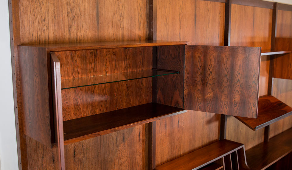 Thumbnail: Mid Century Modern Rosewood Wall Unit