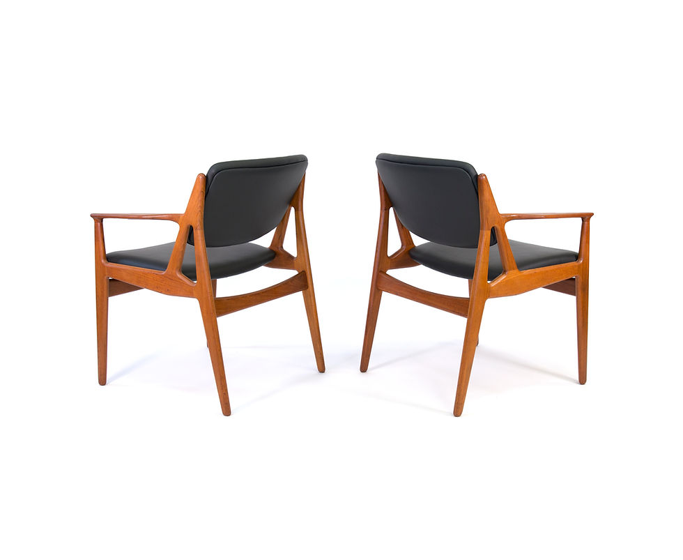 Thumbnail: Arne Vodder Ellen Dining Chairs Vamo