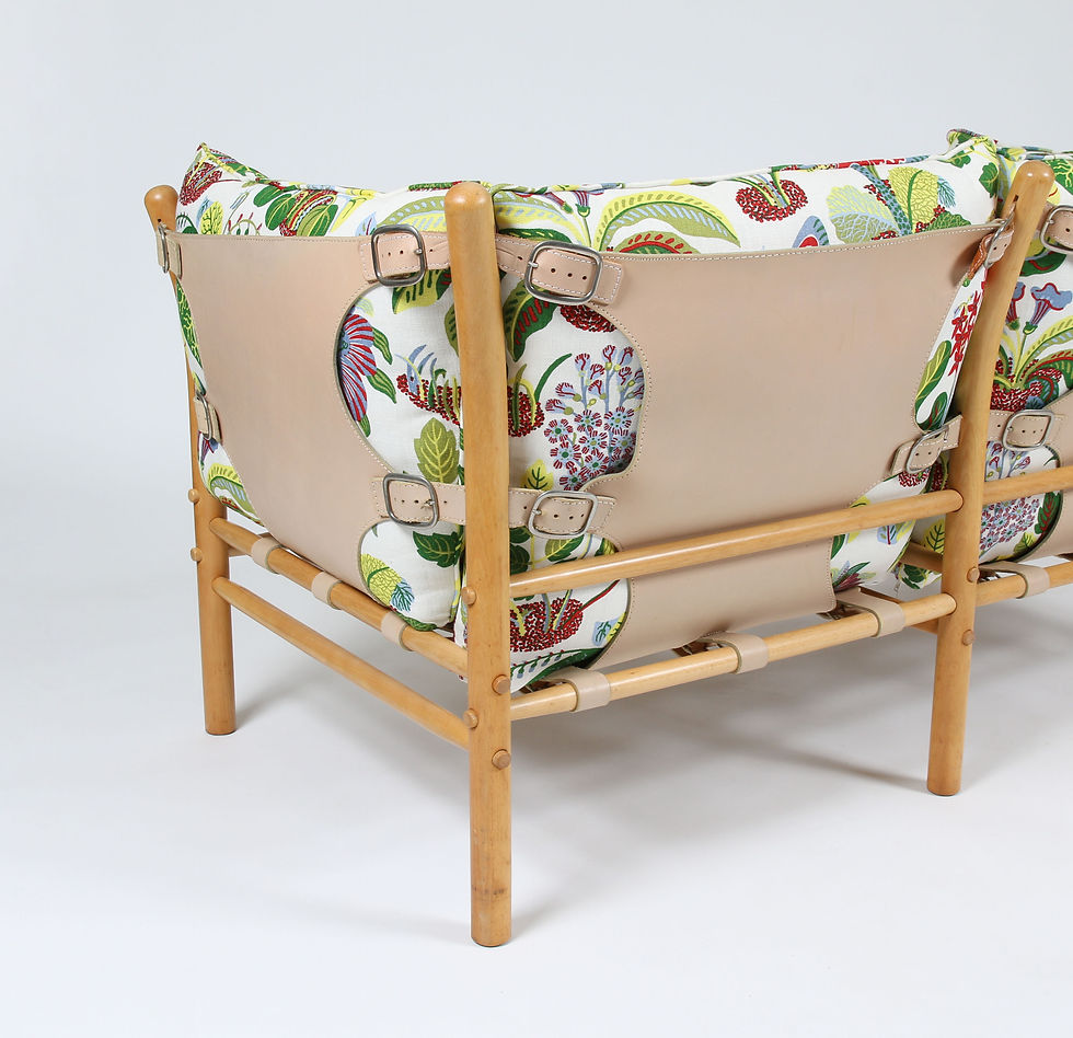 Thumbnail: Vintage Arne Norell Ilona Sofa in Floral Josef Frank Fabric. SOLD