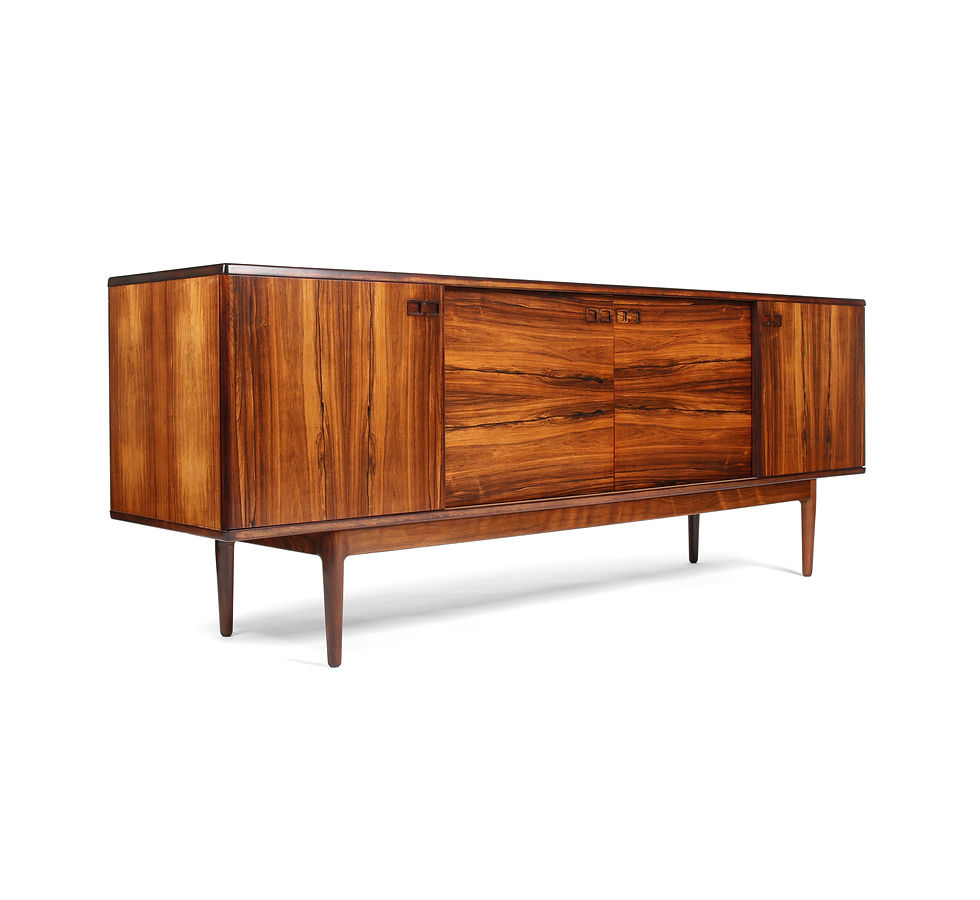 Thumbnail: Christian Linneberg Long Danish Rosewood Credenza. SOLD