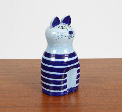 Rare Large Lisa Larson Tripp Trapp Trull Cat Gustavsberg. Free