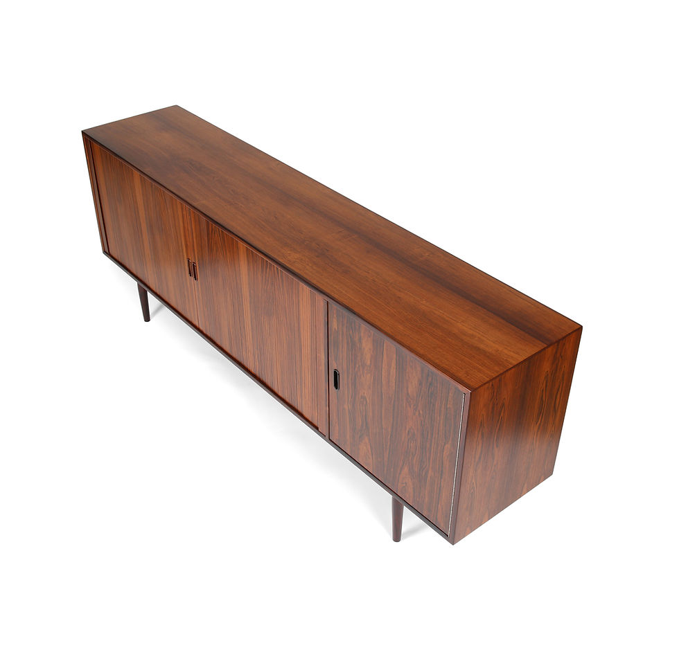 Thumbnail: Arne Vodder for Sibast OS36 Tambour Door Rosewood Credenza. SOLD