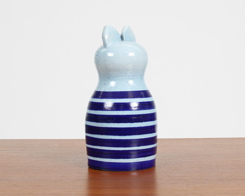 Rare Large Lisa Larson Tripp Trapp Trull Cat Gustavsberg. Free