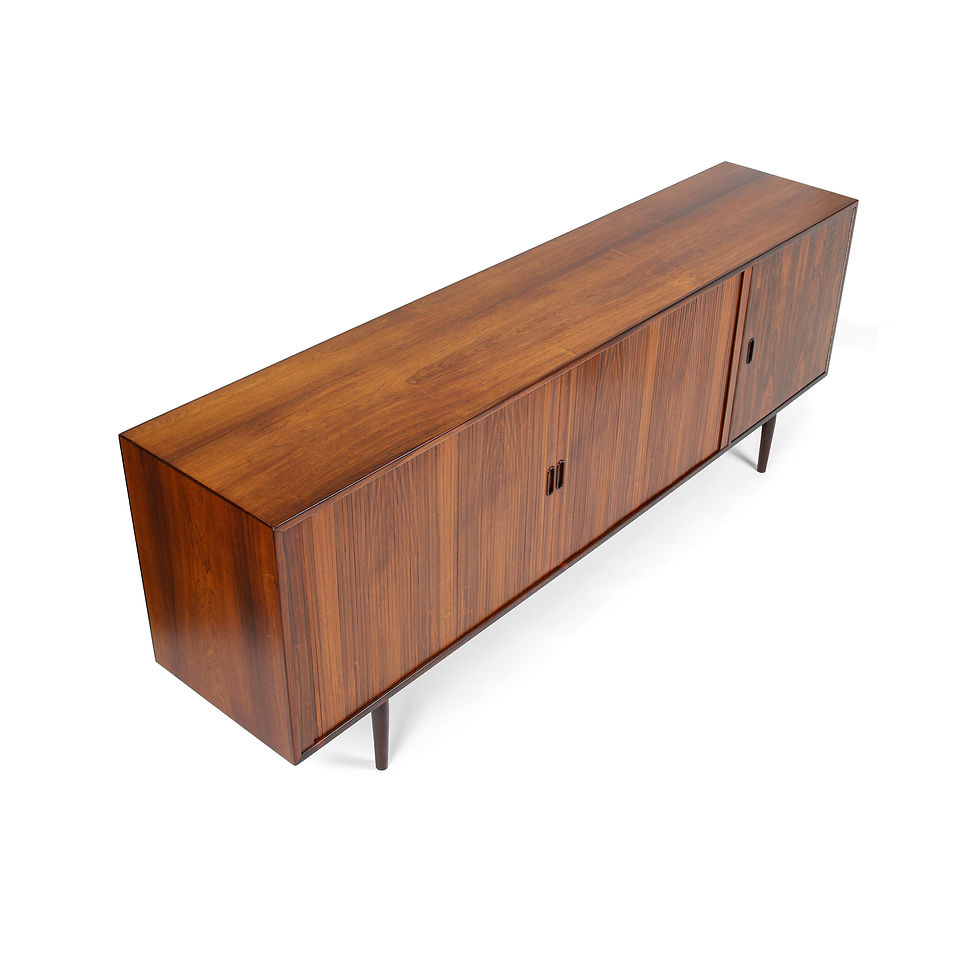 Thumbnail: Arne Vodder for Sibast OS36 Tambour Door Rosewood Credenza. SOLD