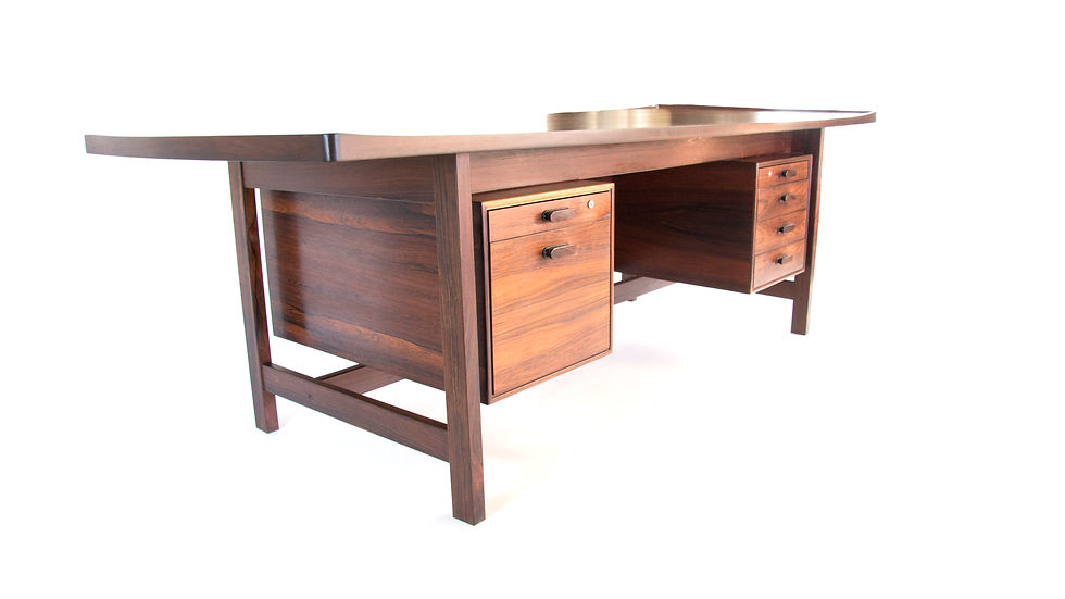 Sigurd Hansen rosewood executive desk