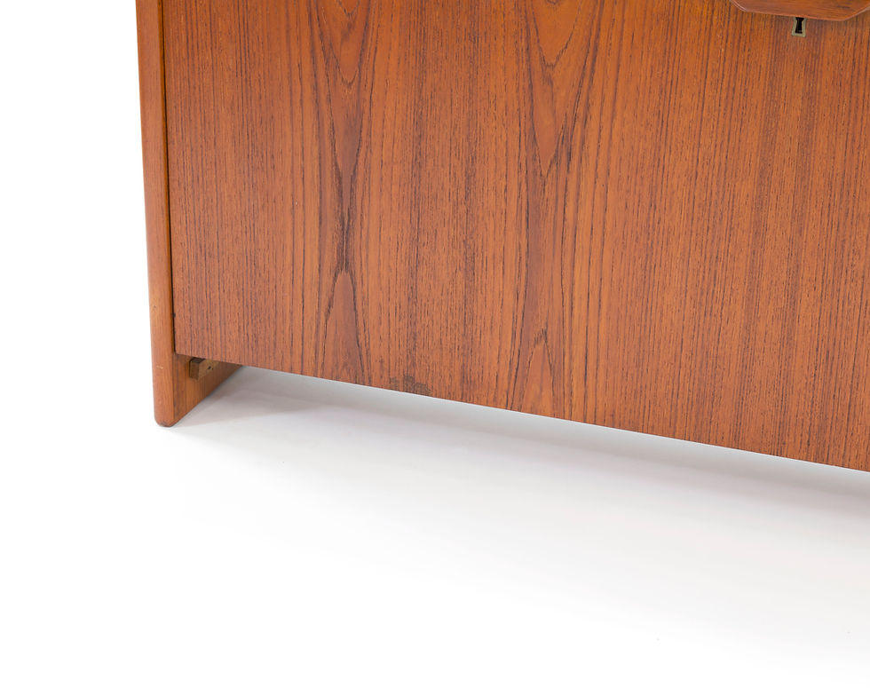 Thumbnail: 1960s Johannes Andersen Freestanding Teak Bar. SOLD