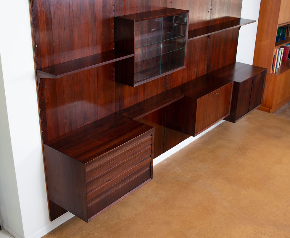 Thumbnail: Rosewood Poul Cadovius 4 Bay Wall Unit. SOLD