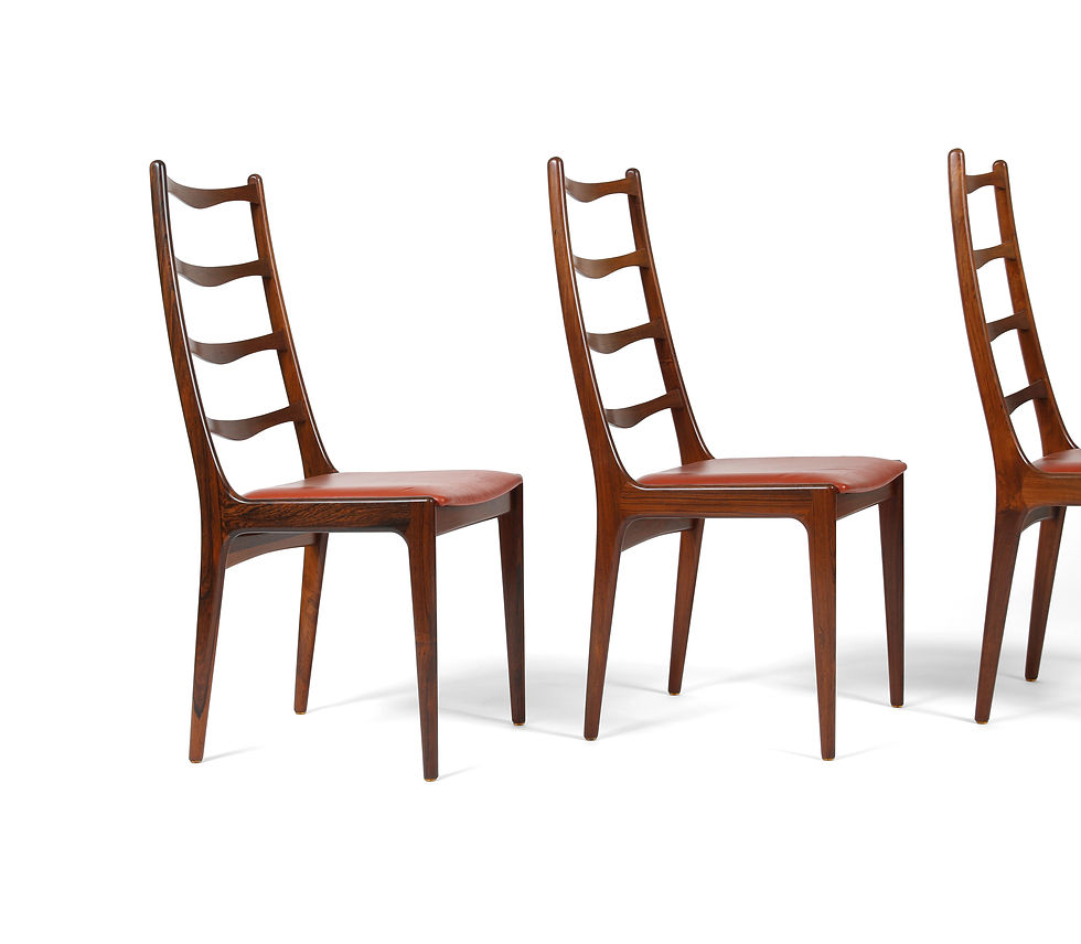 Thumbnail: Johannes Andersen Rosewood Dining Chairs