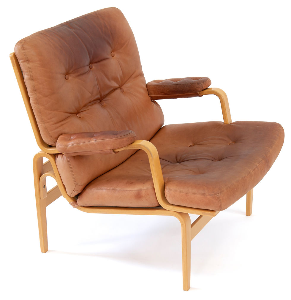 Thumbnail: Bruno Mathsson for Dux Ingrid Patina Caramel Leather