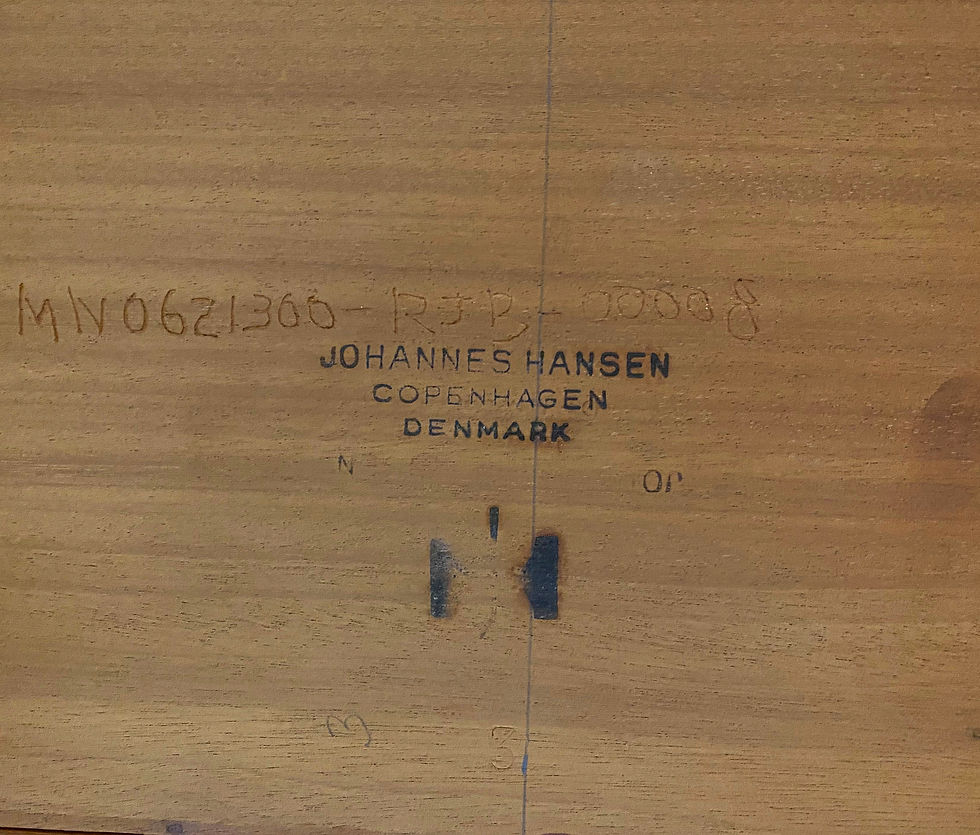 Thumbnail: Hans Wegner Johannes Hansen Brand Stamp