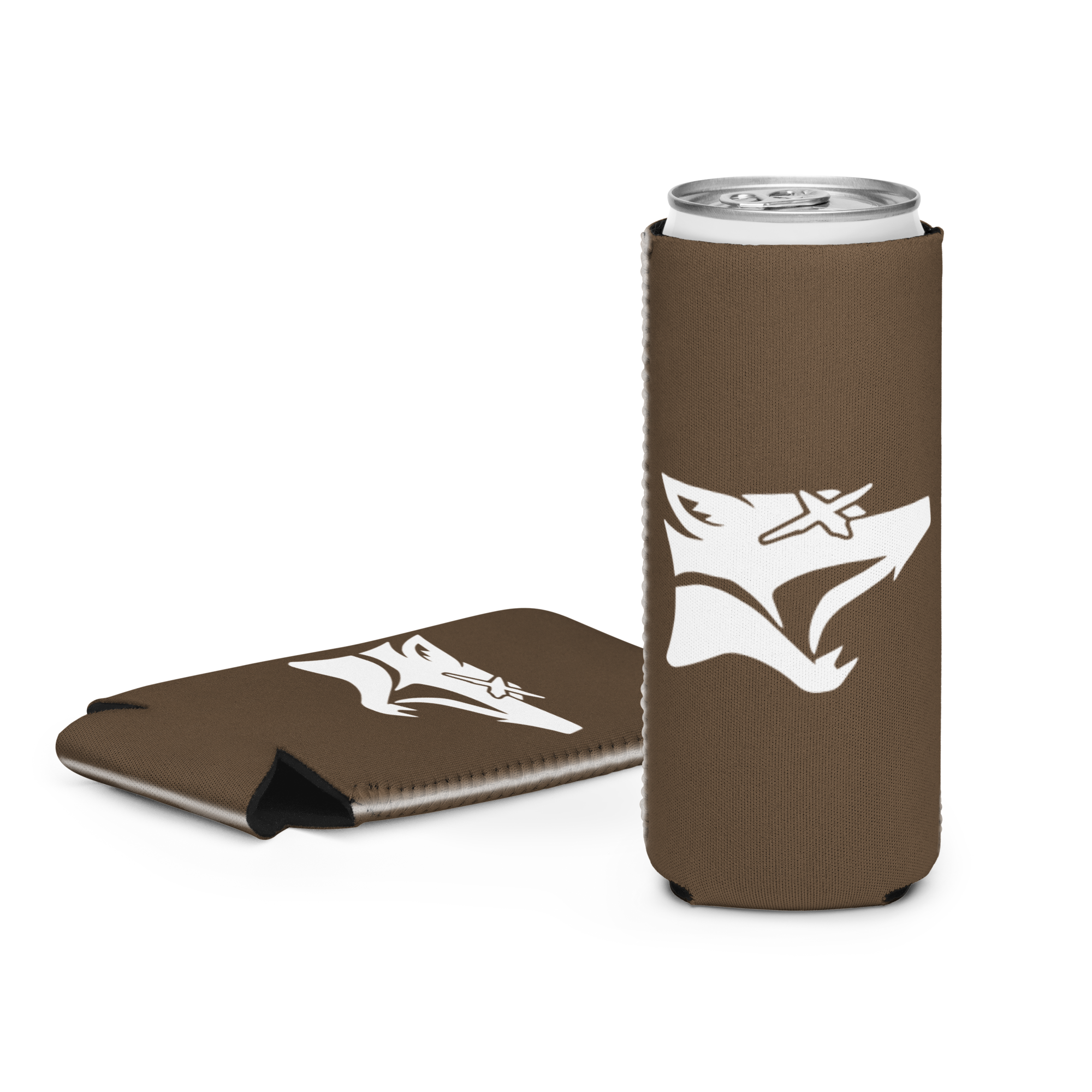 Brown Slim Koozie