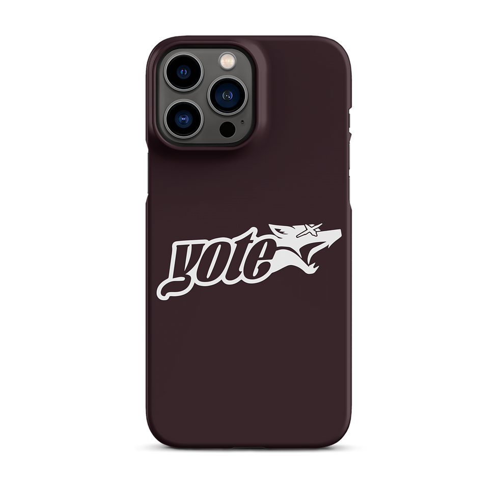 Thumbnail: Logo Snap Case for iPhone® Burgandy