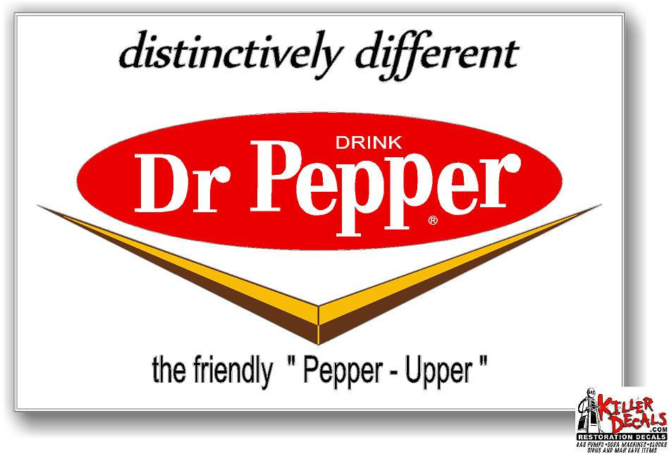 (DP-6) DR PEPPER SODA DECAL