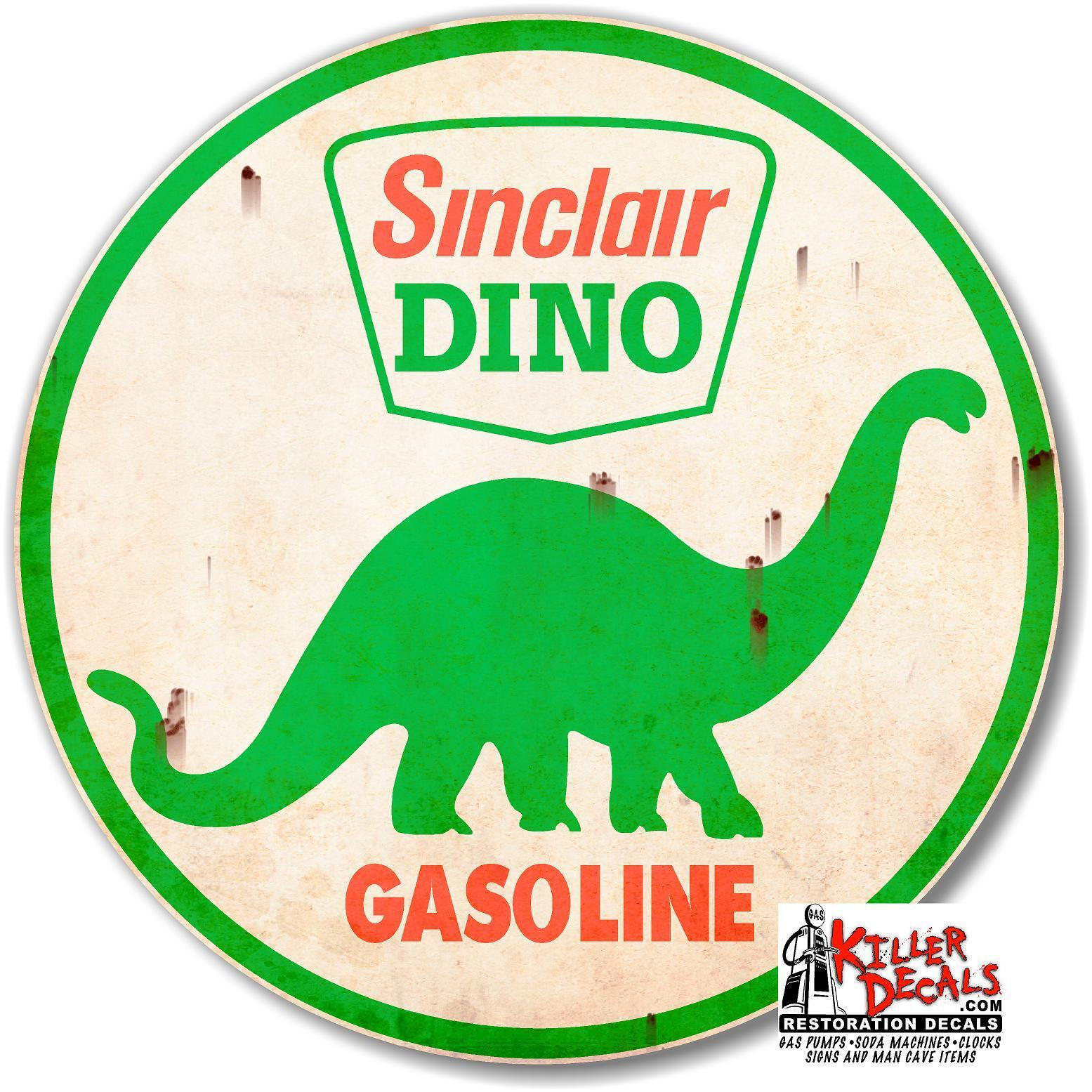 (SINC-3R) RUSTY LOOKING SINCLAIR DECAL