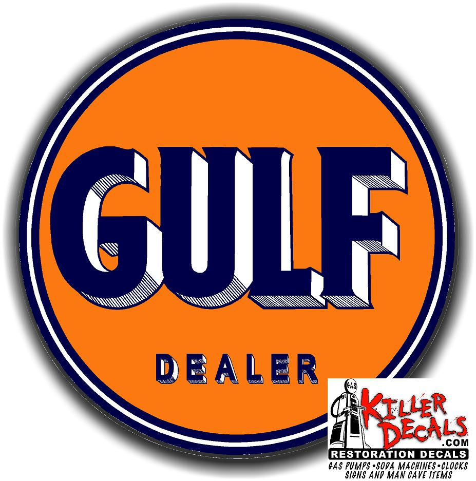 (Gulf4) GULF DECAL killer decals