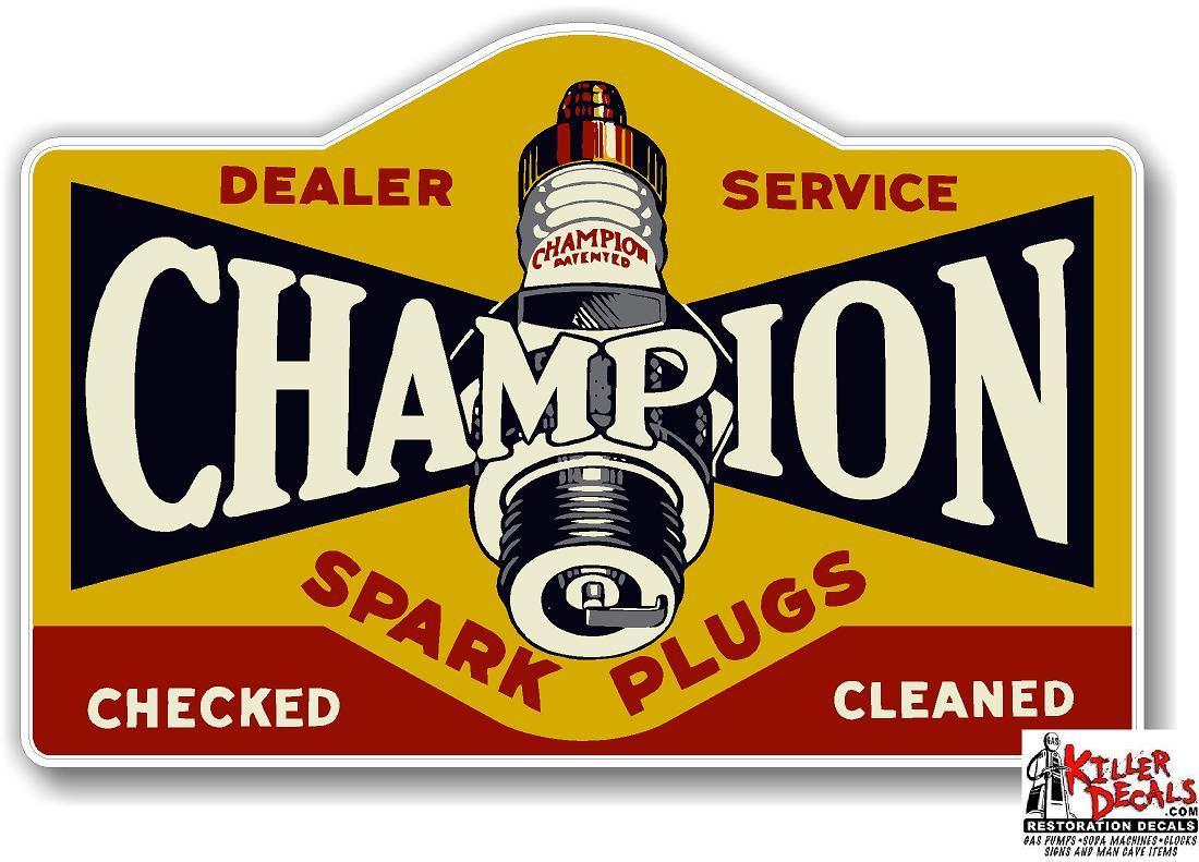 (Spark-9) SPARK PLUG DECAL