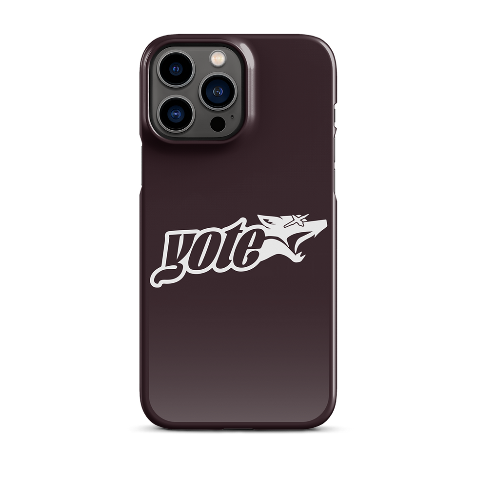 Thumbnail: Logo Snap Case for iPhone® Burgandy