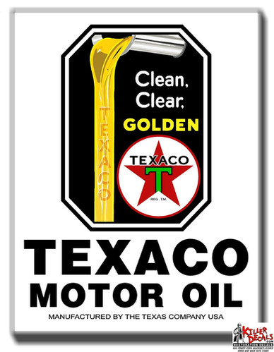 Texaco The Texas Company V8 Oil Decal Sticker – Motorsport, Speedshop, JDM