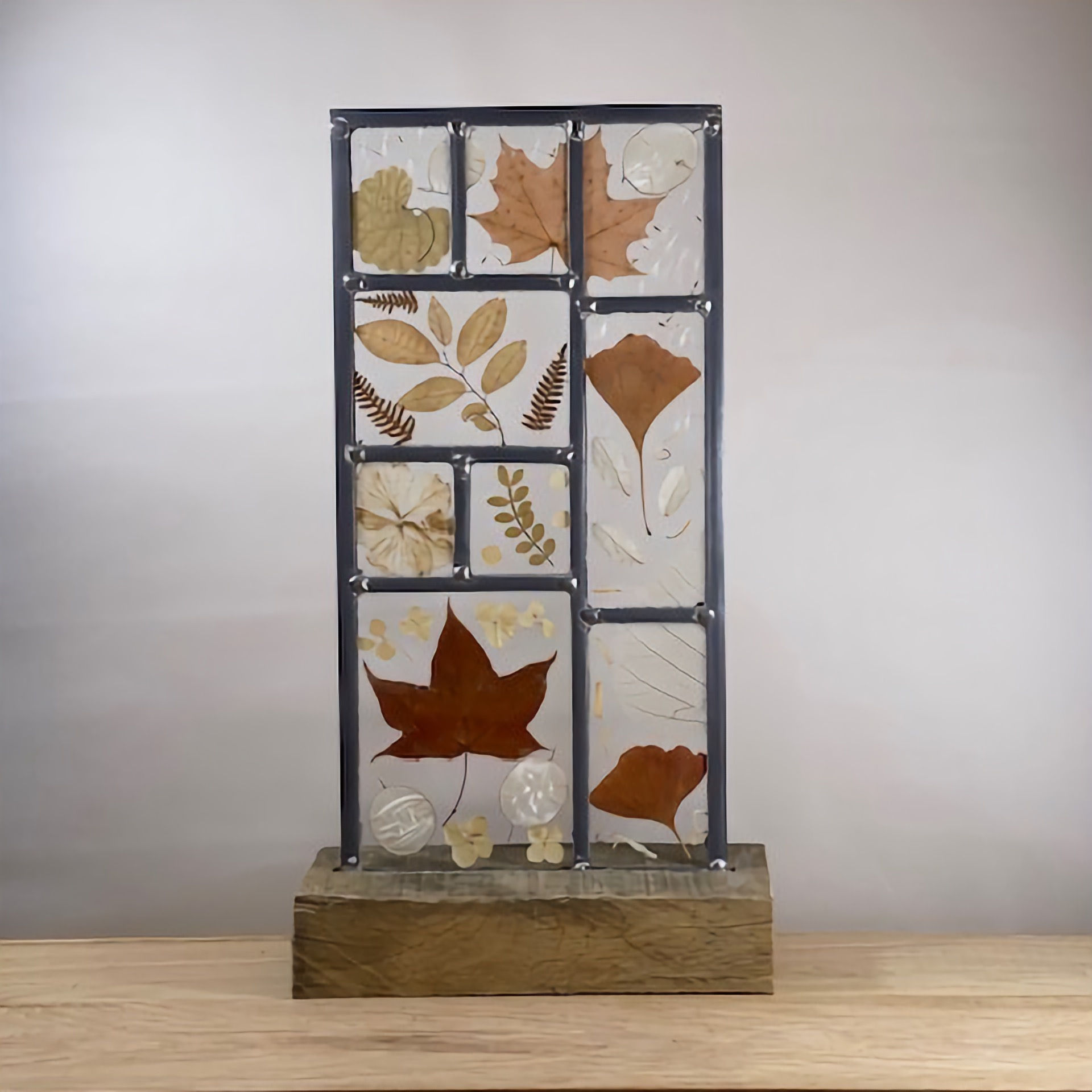 Natural Forms Oblong Leaded Panel