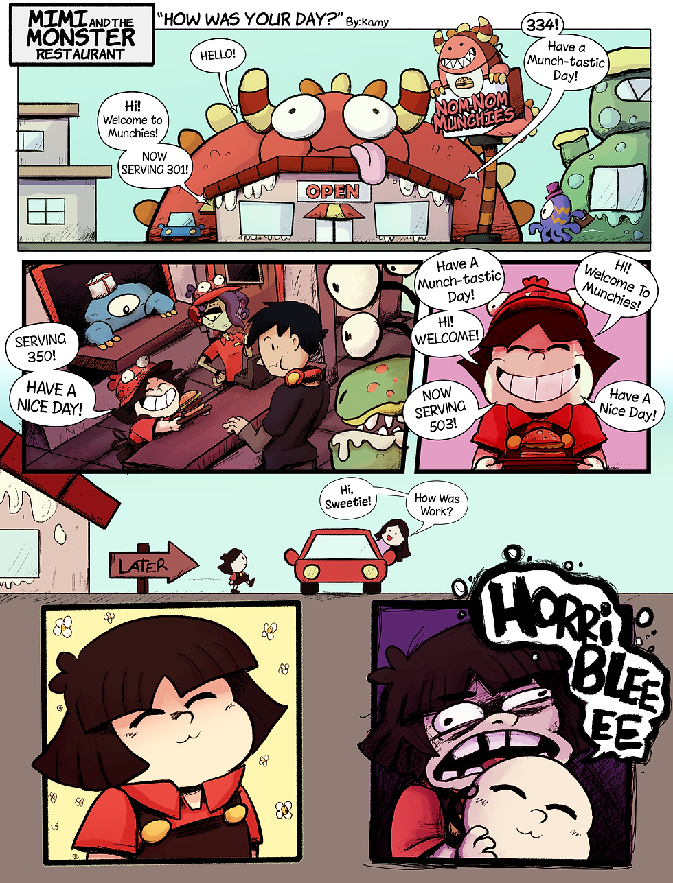 Mimi and the Monster Restaurant-Horrible Day