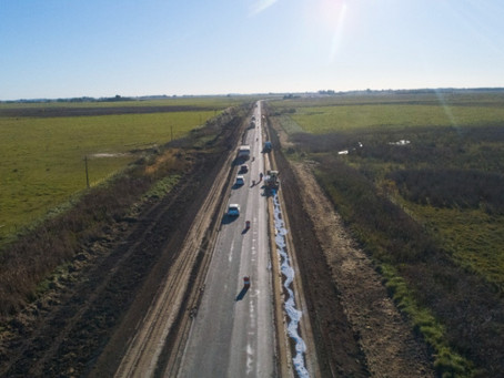 Avanza la obra de repavimentación de la Ruta 215 que conecta a Monte con la capital bonaerense
