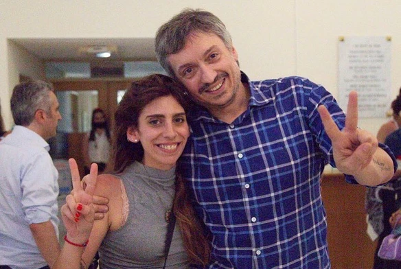 Amira Curi junto a Máximo Kirchner, nuevo Presidente del Partido Justicialista bonaerense.