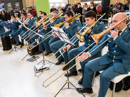 La Banda de Música del SPB abrió la Vigilia por el Día del Veterano de la guerra de Malvinas