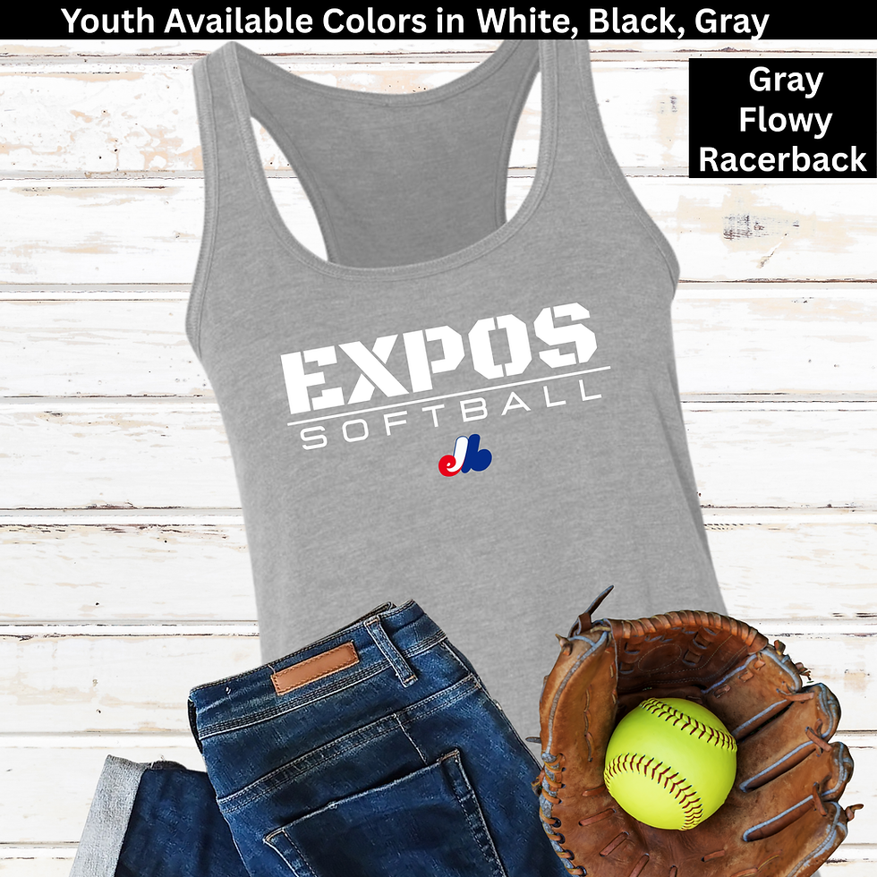 Thumbnail: Stencil Expos - Flowy Racerback Tank