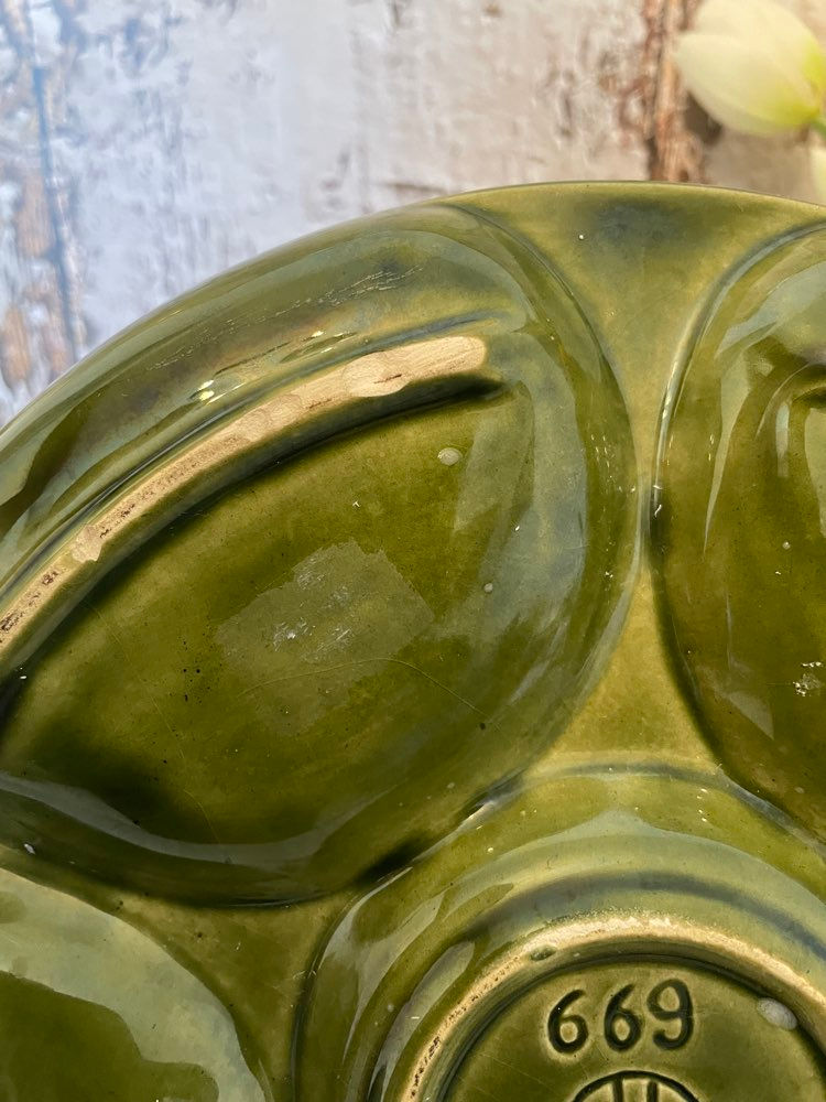 תמונה ממוזערת: קרן - צלחת פסח וינטג׳ , קרמיקה ישראלית תוצרת קרנת