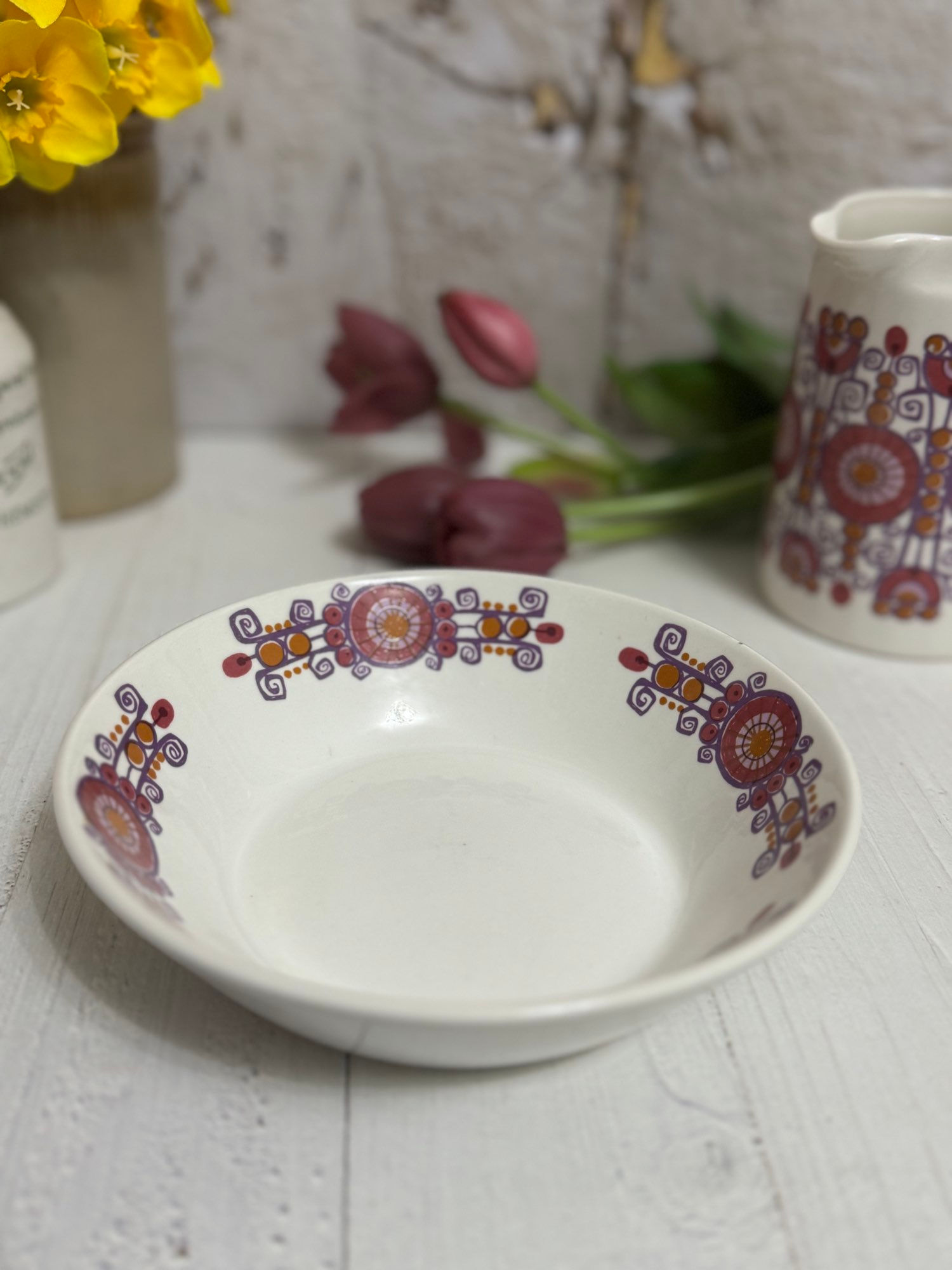 טורי – קערת וינטג’ חרסינה, פיג׳יו Figgjo נורבגיה – סדרת Barcarole  