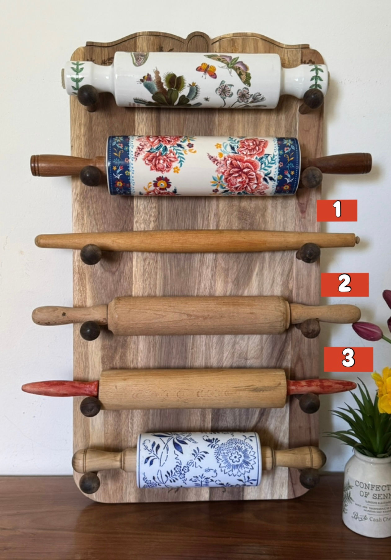 מערוך עץ וינטג׳ דגם לבחירה