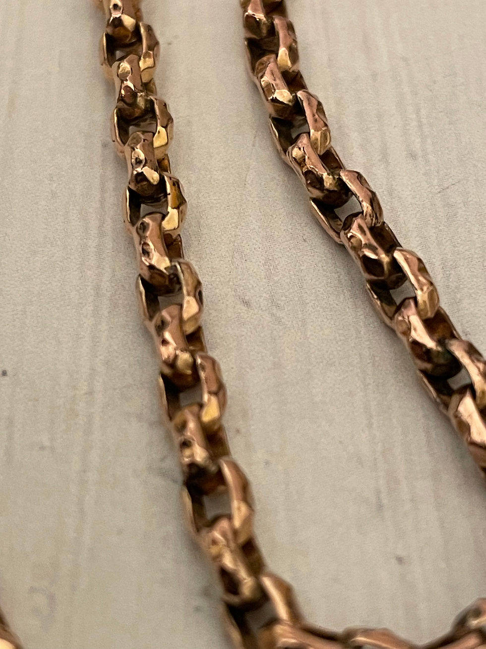 תמונה ממוזערת: טרייסי - שרשרת רול גולד עתיקה, סוף המאה ה 19