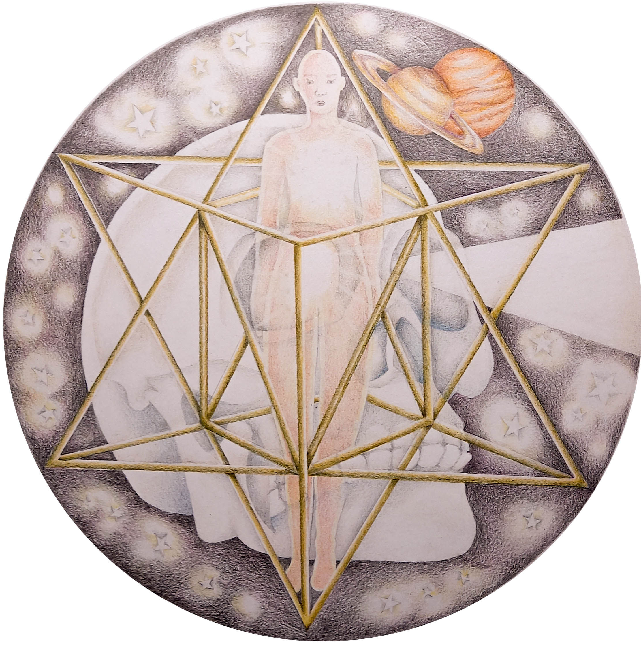 Willekeurige mandala in elke gewenste afmeting