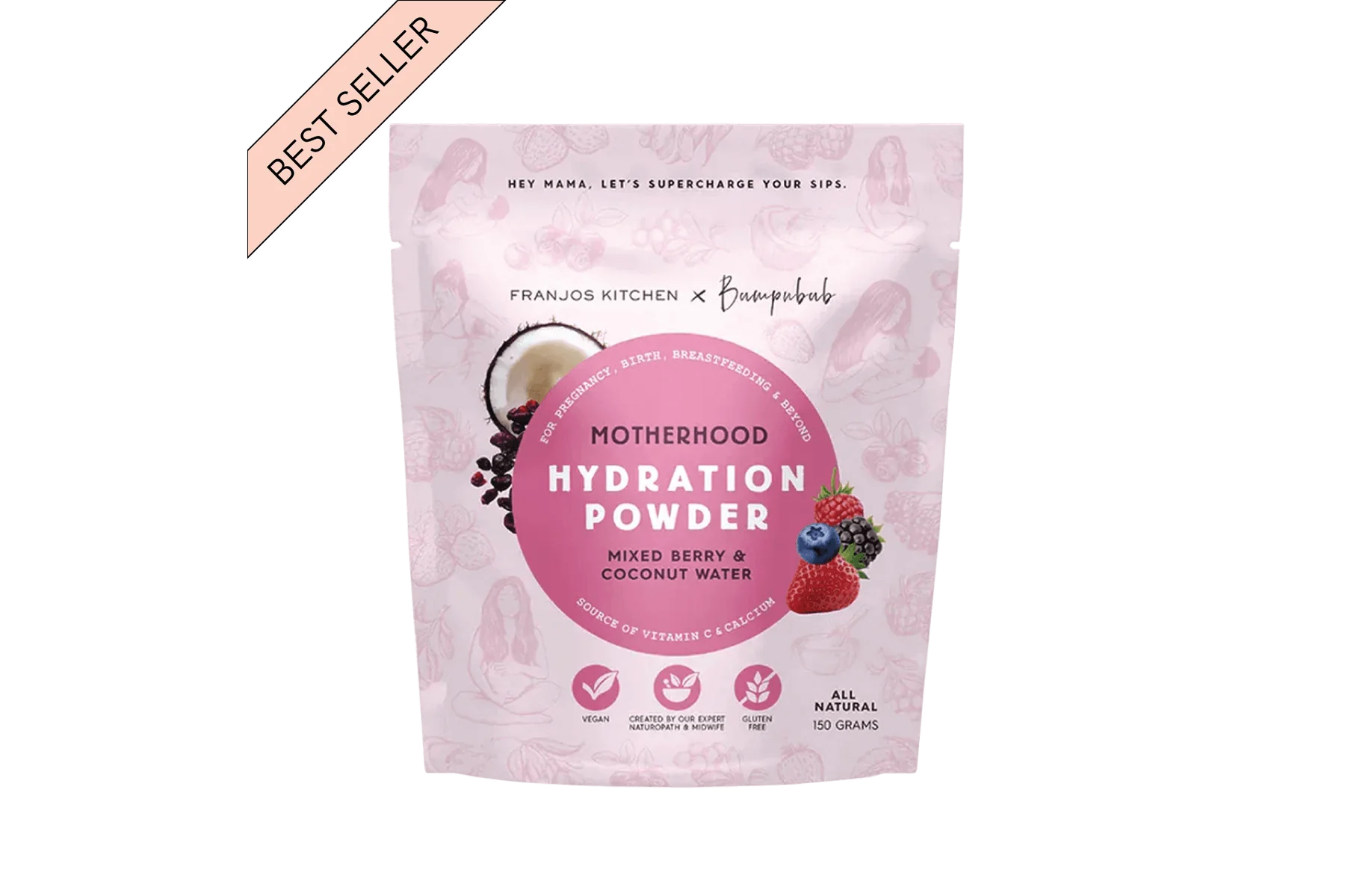 Motherhood Hydration Powder - Mixed Berry