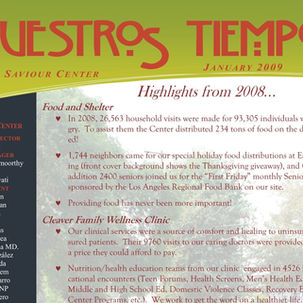 JANUARY 2009 NEWSLETTER