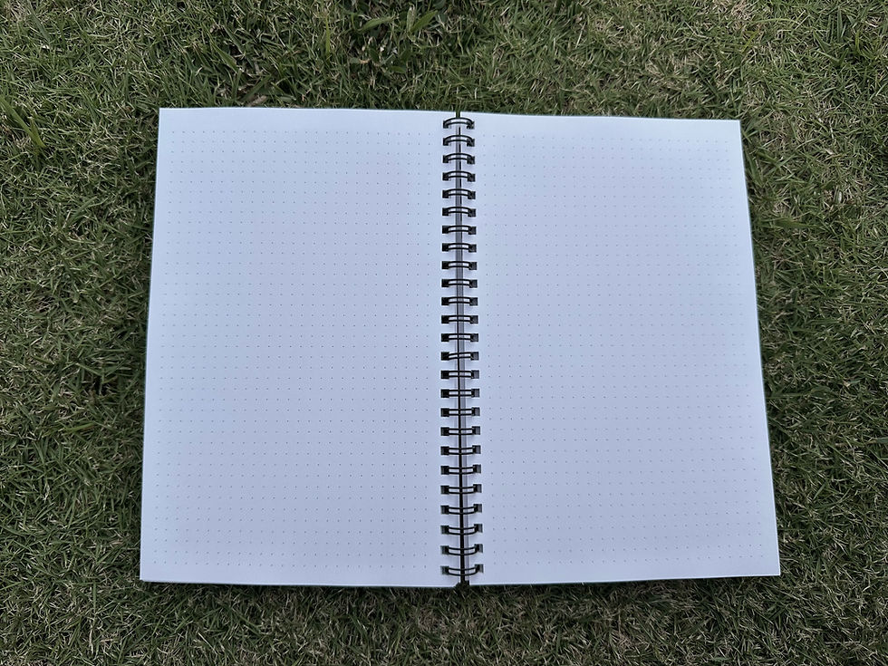 Thumbnail: Lei Party Notebook - Blue & Pink