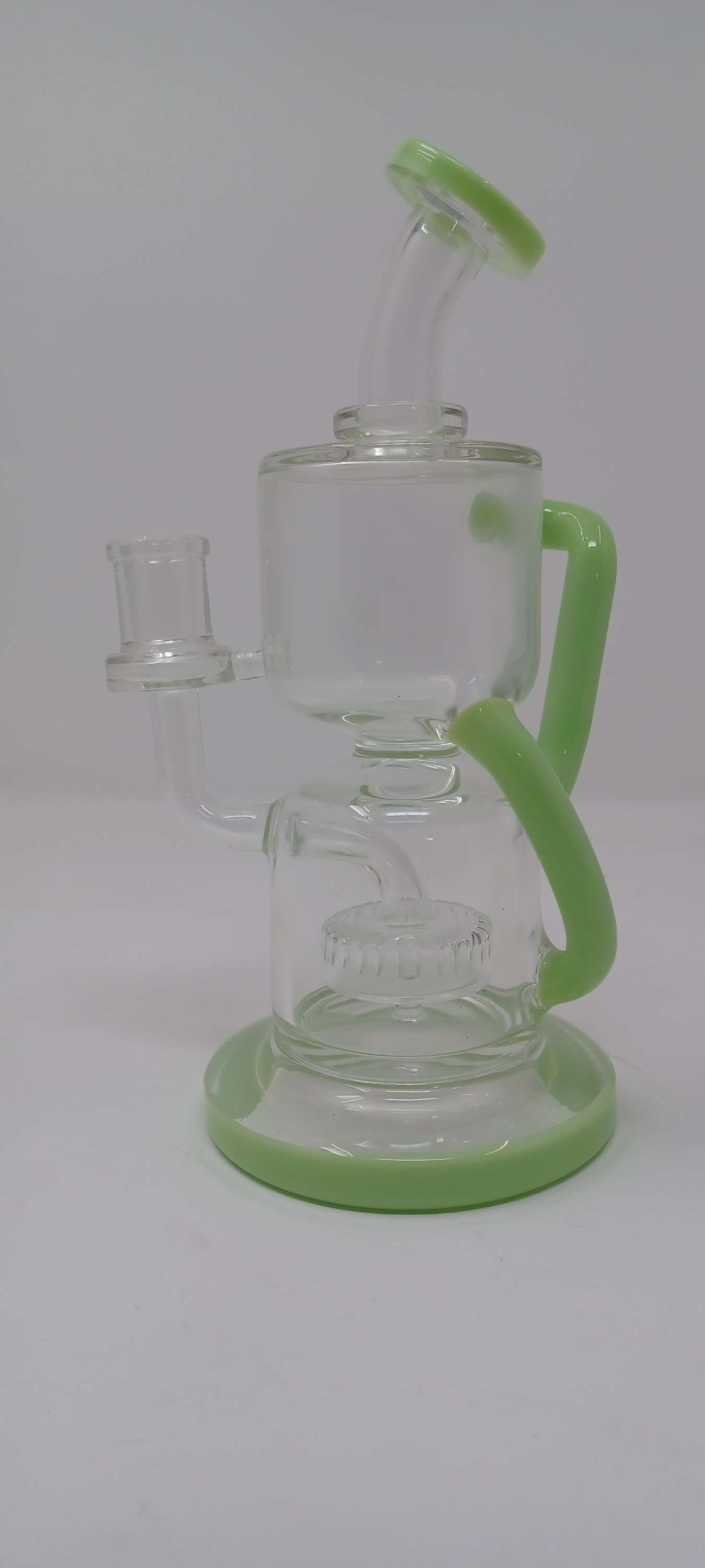 10" 2 stage recycler. 14mm. Slime green