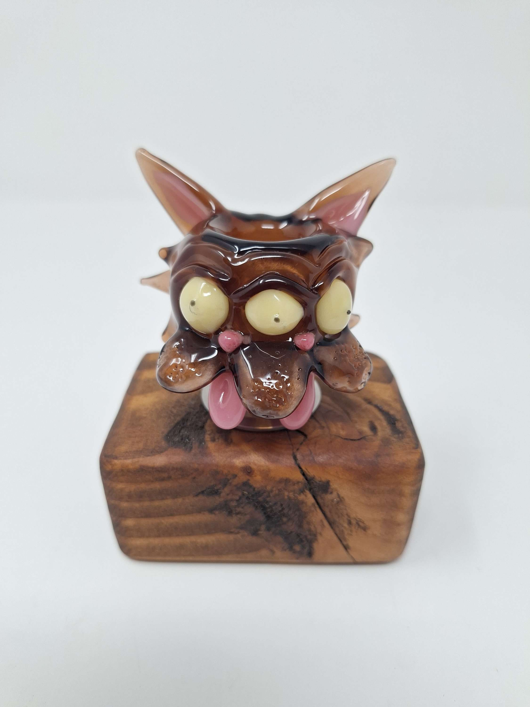 Nerv glass "Simpsons trippy cat" slide bowl