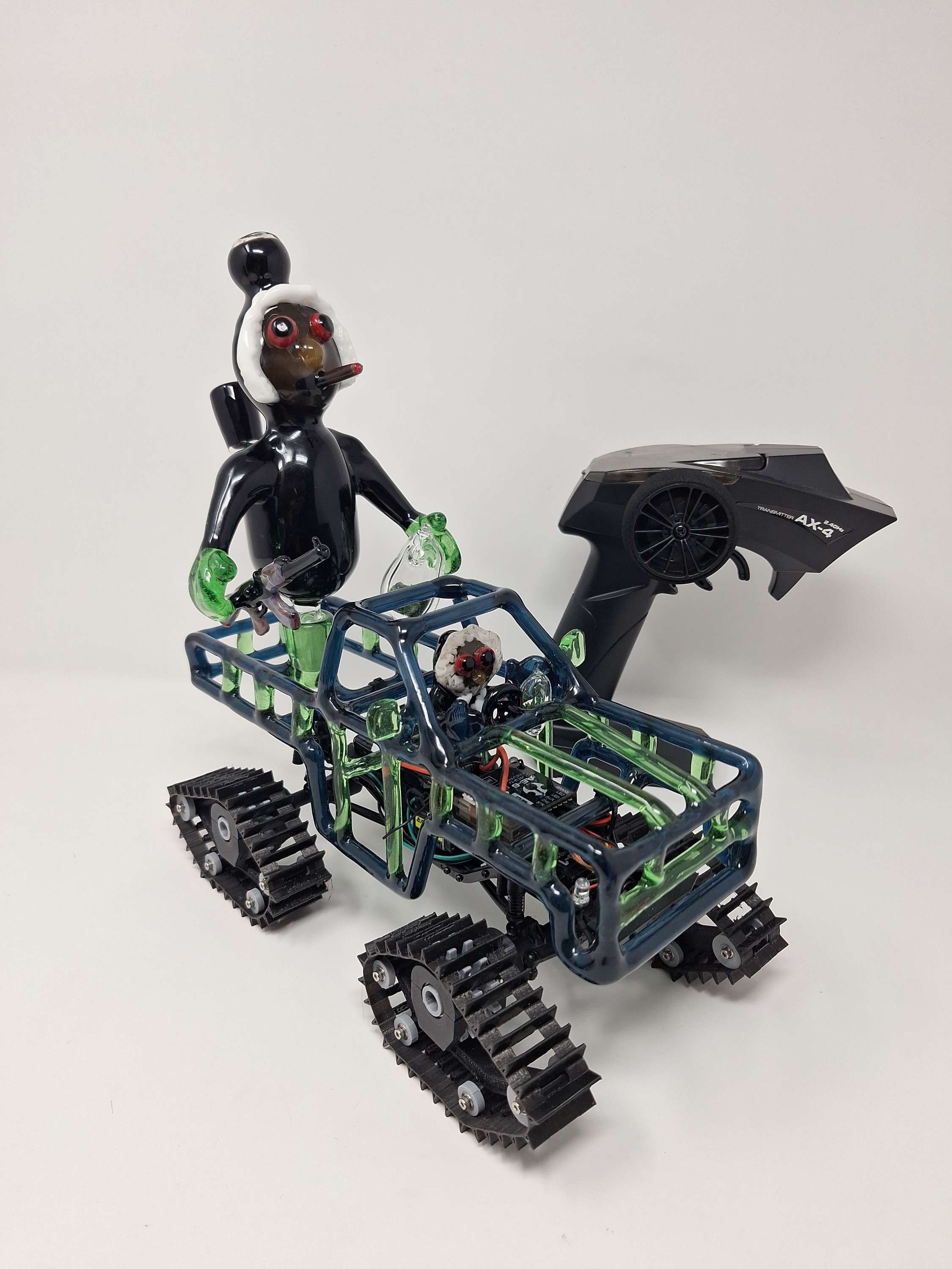 Big Lake Glass glass Body rc truck with removable rig