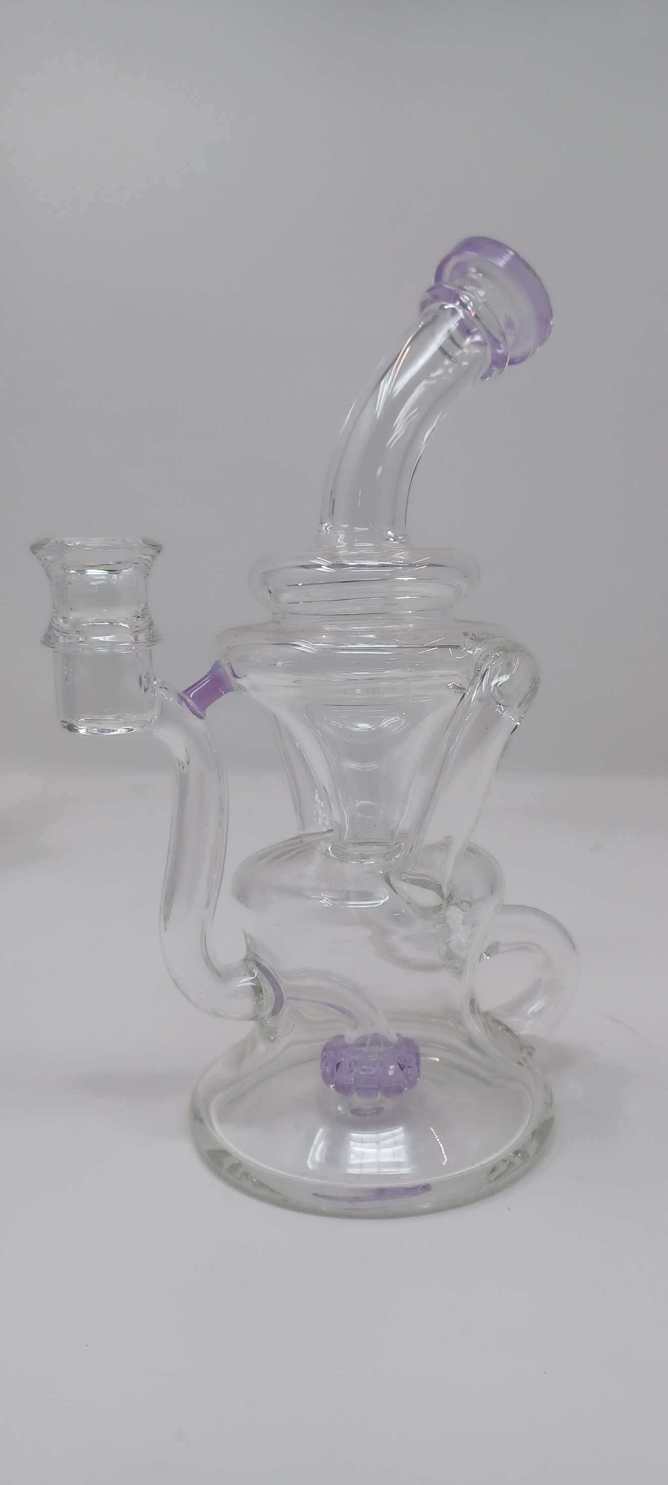 8" double up recycler. 14mm. Purple 