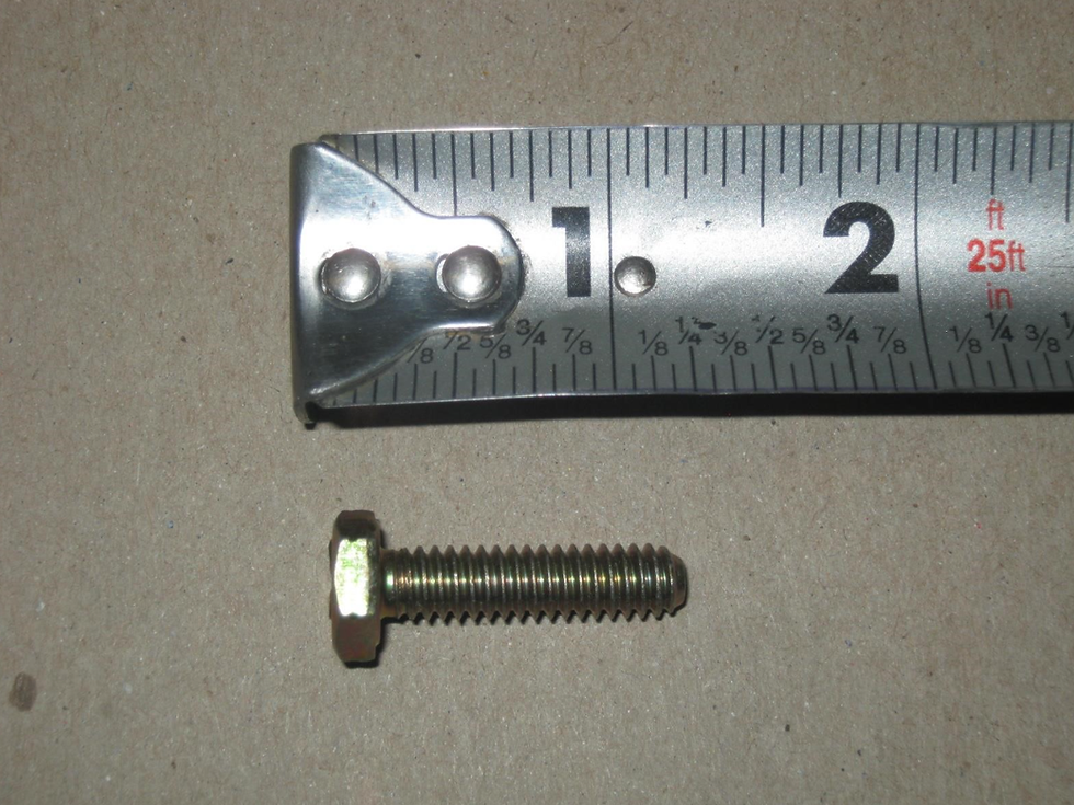 Thumbnail: AG550698 Hexagonal Head Bolt 1/4"-20 x 1", GR5 (fits AGCO)