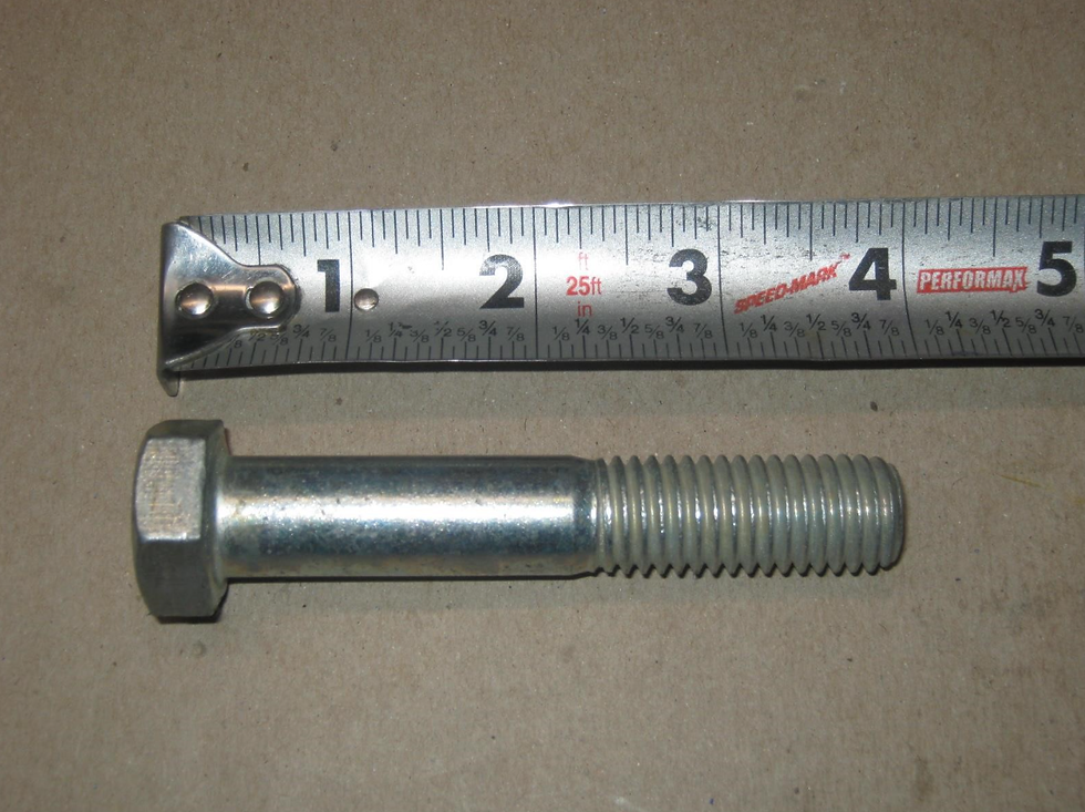 Thumbnail: AG550469 Hexagonal Head Bolt (0.62-11NC x 3.50 G5 ZN HHD)