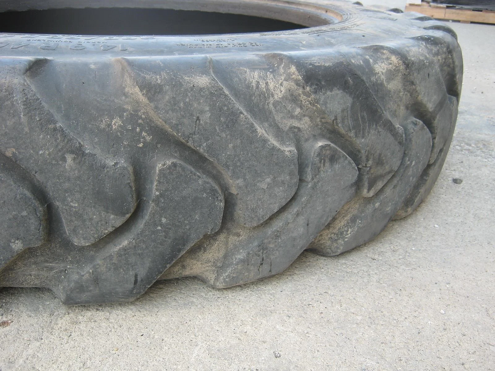 Thumbnail: Titan Hi Load Radial 48S 380/90R46 Stubble Guard Tire - 40% Tread