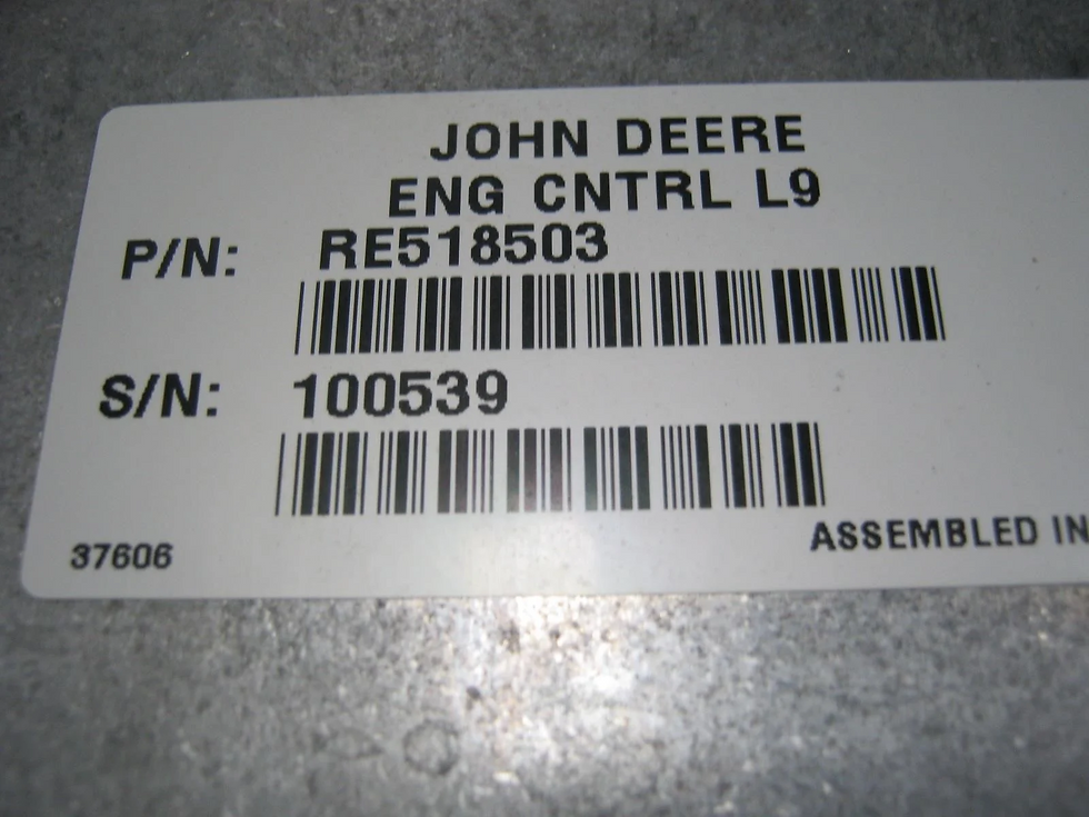 Thumbnail: AG330797 ECU Panel (fits John Deere)