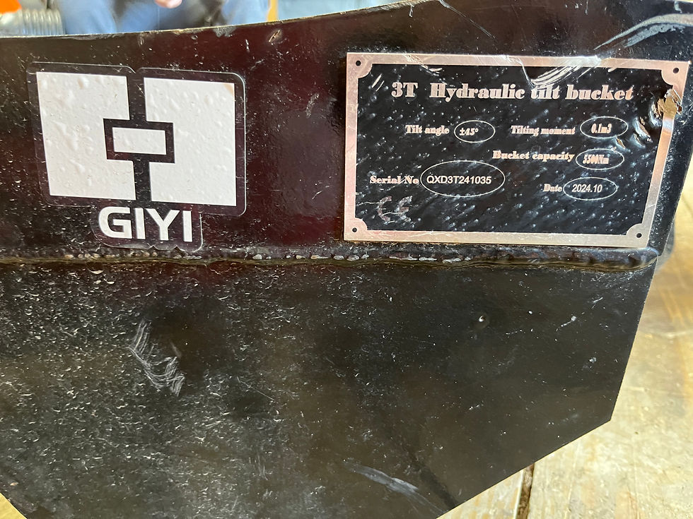 Thumbnail: 3ton hydraulic tilt bucket 