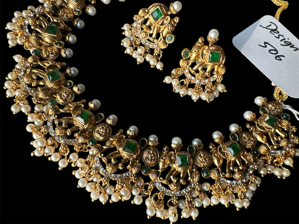 Thumbnail: Grand Elephant AD Necklace Set