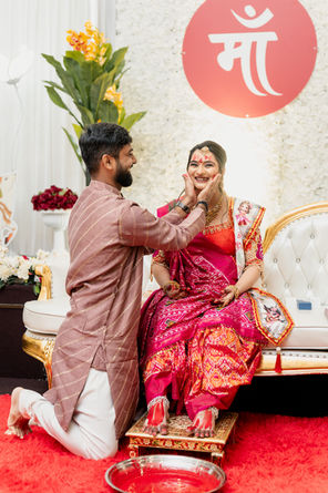 Authentic God Bharai Ceremony Photography for Indian Maternity