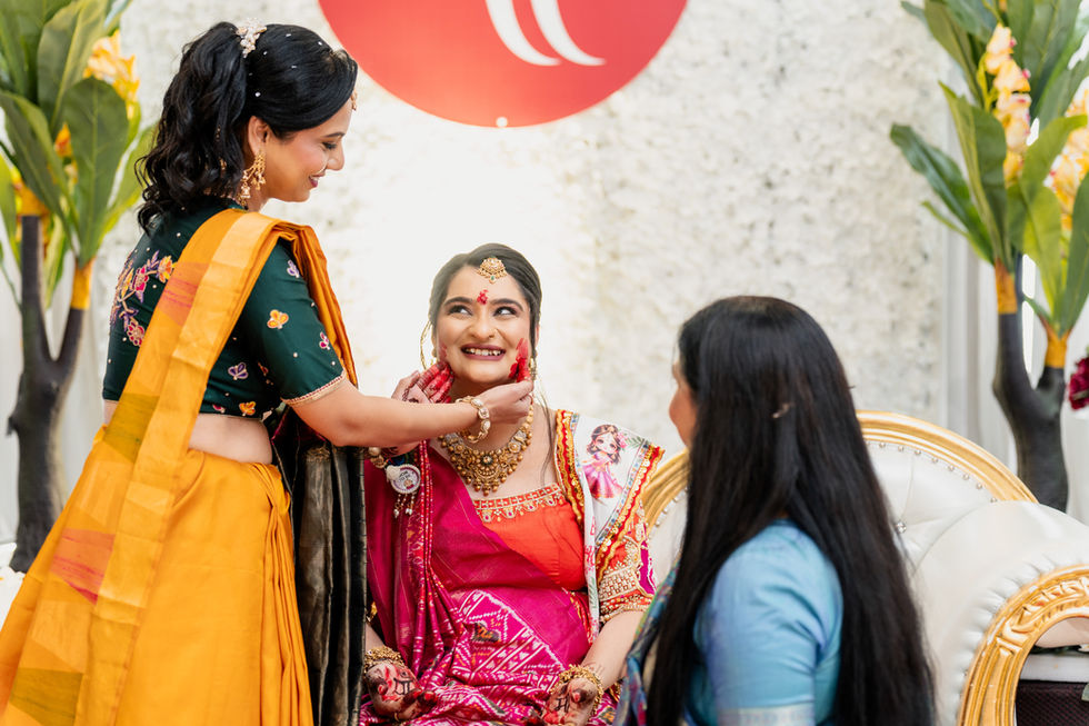Authentic God Bharai Ceremony Photography for Indian Maternity