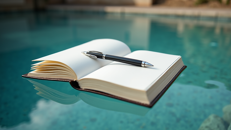 Vue en plongée d’un carnet de notes avec un stylo et un ordinateur portable