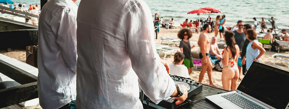 horizontal-banner-header-with-disc-jockeys-playing-music-tourist-people-club-party-outdoor
